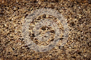 Whole grain bread texture background