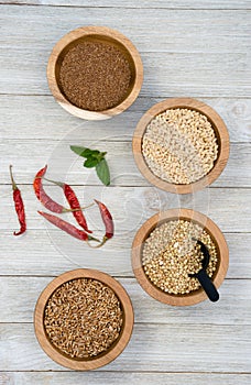 Whole Grains and Peppers Superfoods photo