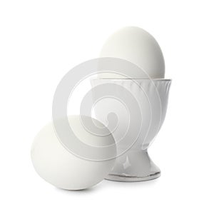 Whole hard boiled eggs