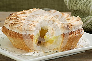 Whole lemon meringue pie