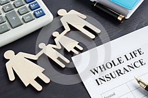 Whole life insurance application form