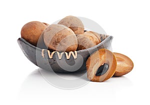 Whole and partial fresh sapodilla