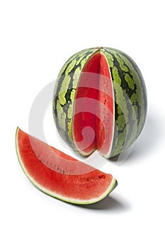 Whole and partial water melon