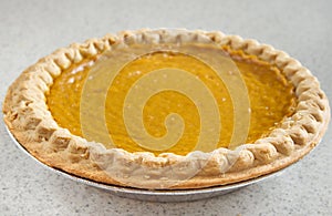 Whole pumpkin pie