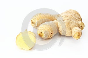 Whole raw ginger root
