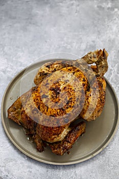 Whole roast chicken