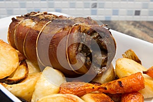 whole rolled breast of lamb