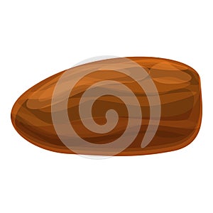 Whole shea tree nut icon, cartoon style