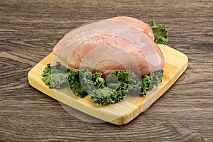 Whole skinless chicken breast fillet