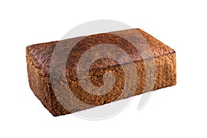 Whole Spelt Bread isolated on white