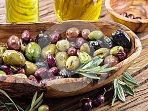 Whole table olives.