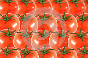 Whole tomato abstract seamless pattern