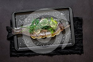 Whole Trout with Lemon and Dill