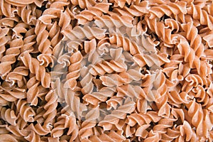 Whole wheat fusilli pasta