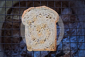 Whole wheat grilled toast