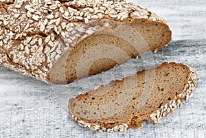 Wholegrain bread photo