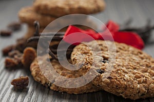 Wholegrain cookies photo