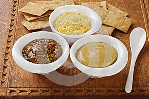 Wholegrain Dijon and English Mustard photo