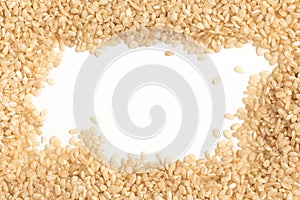 Wholegrains Cateto Rice. Integral Frame