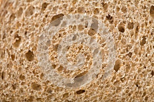 Wholemeal bread texture