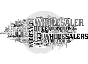 Wholesale Steps To Find A Profitable Wholesaler And Distributor Word Cloud