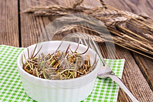 Wholesome food-grains germinated