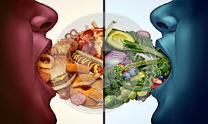 Wholesome Versus Unhealthy Food