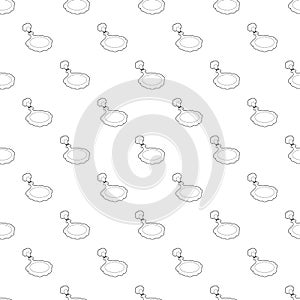 Whoopee cushion icon, outline style photo