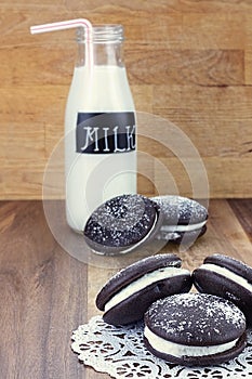 Whoopie Pies or Moon Pies and Milk