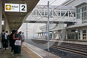 Whoosh high-speed train platform