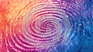 whorl spiraling fingerprint