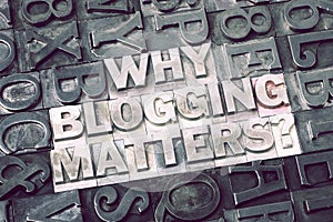 Why blogging matters photo