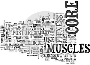 Why Core Fitness Is Important Word Cloud