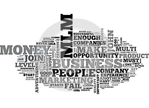 Why Most People Fail In Mlm Business Word Cloud