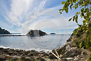 Whyte Islet at Whytecliff Park, BC photo