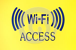 Wi-Fi Access sign