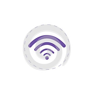 wi-fi clipart icon. wi fi vector clipart. wi-fi isolated clipart