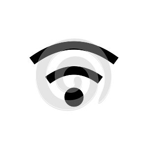Wi-Fi icon. Element of web icon for mobile concept and web apps. Thin line Wi-Fi icon can be used for web and mobile