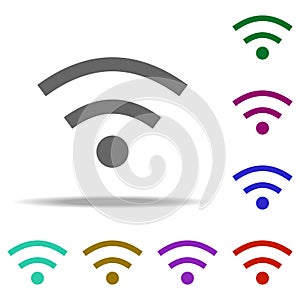 Wi-Fi icon. Elements of web in multi color style icons. Simple icon for websites, web design, mobile app, info graphics