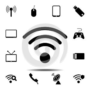 Wi-Fi icon. Simple glyph vector element of Technology icons set for UI and UX, website or mobile application