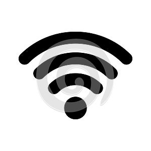 Wi-Fi internet icon. Vector wi fi wlan access, wireless wifi hotspot signal