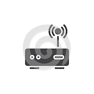 Wi-Fi modem vector icon