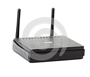 Wi-fi router close-up