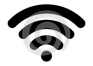 Wi-Fi sign icon. Network signal symbol. Vector