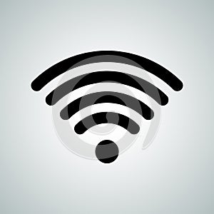 Wi-Fi signal wi fi internet hotspot vector icon