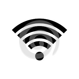 Wi-Fi signal wi fi internet hotspot vector icon