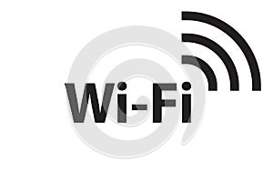 Wi Fi symbol signal connection. Vector wireless internet technology sign. Wifi network communication icon