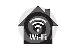 Wi Fi symbol signal connection. Vector wireless internet technology sign. Wifi network communication icon