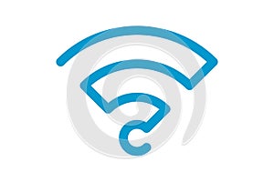 Wi Fi symbol signal connection. Vector wireless internet technology sign. Wifi network communication icon