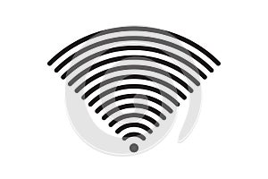 Wi Fi symbol signal connection. Vector wireless internet technology sign. Wifi network communication icon